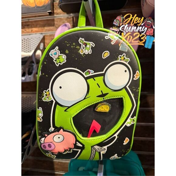 Invader Zim GIR Pin Collector Mini Backpack - Picture 1 of 6